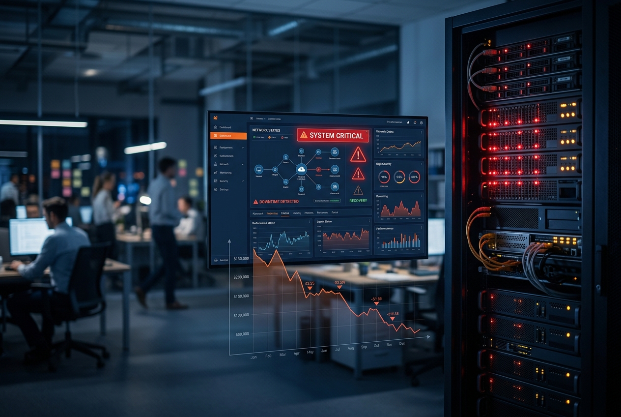 Quanto costa davvero un fermo informatico a una PMI? I numeri che nessuno calcola