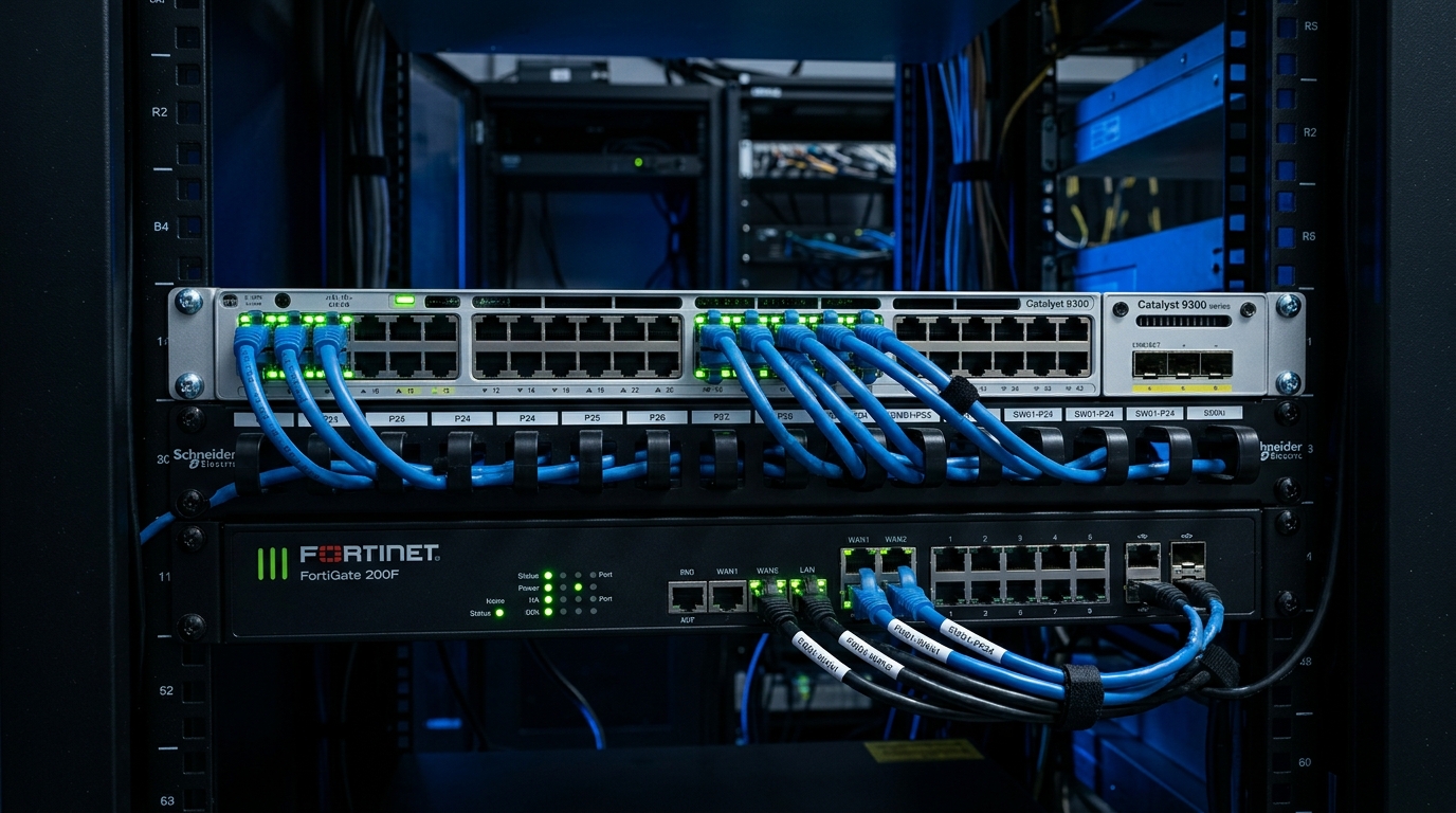 Rete Aziendale Ticino: Switch, Access Point e Firewall